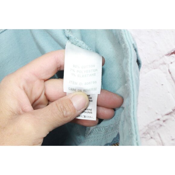 LL Bean True Shape Jeans High Rise Slim Leg Ankle Cotton Light Blue 8 - Picture 8 of 12